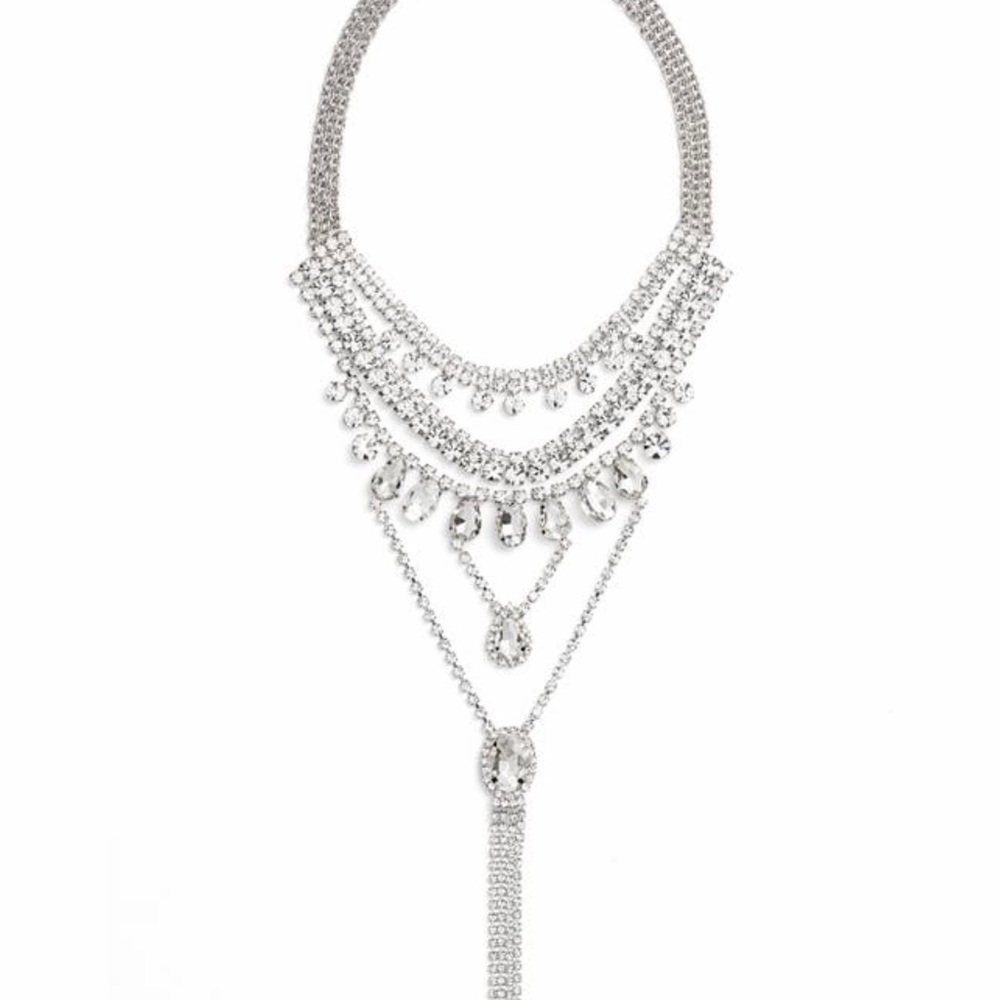 Crystal Multi-strand Statement Necklace Christabelle Holiday Bling Nordstrom